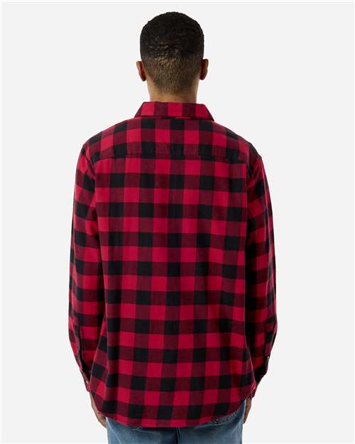 Men's Cornell Woods™ Flannel Shirt - Mountain Red Buffalo Check