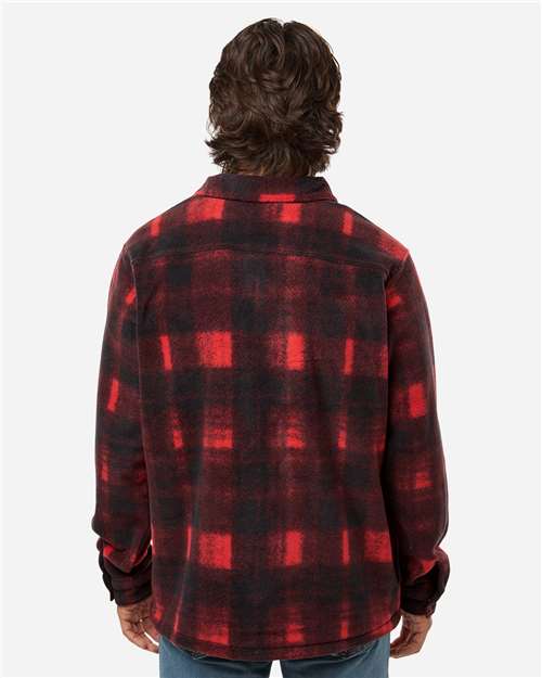 Men's Steens Mountain™ Printed Shirt Jacket II - Sail Red Omblur