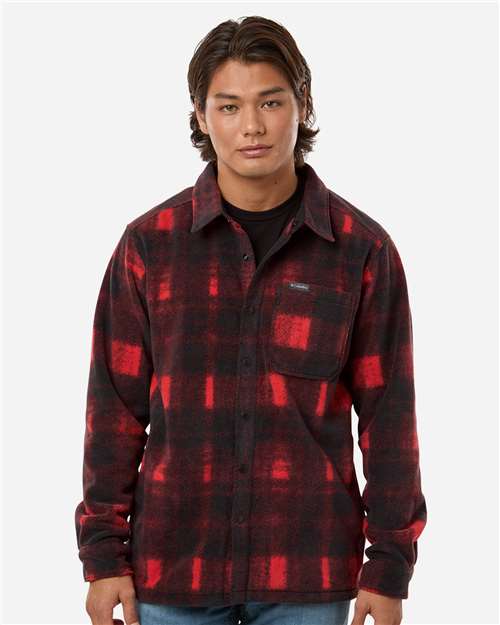 Men's Steens Mountain™ Printed Shirt Jacket II - Sail Red Omblur