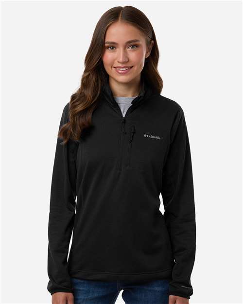 Women's Essential Hike™ Grid Fleece Half-Zip Pullover - Black
