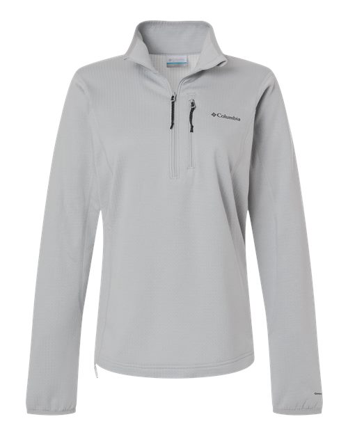 Women's Essential Hike™ Grid Fleece Half-Zip Pullover - Columbia Grey/ Columbia Grey