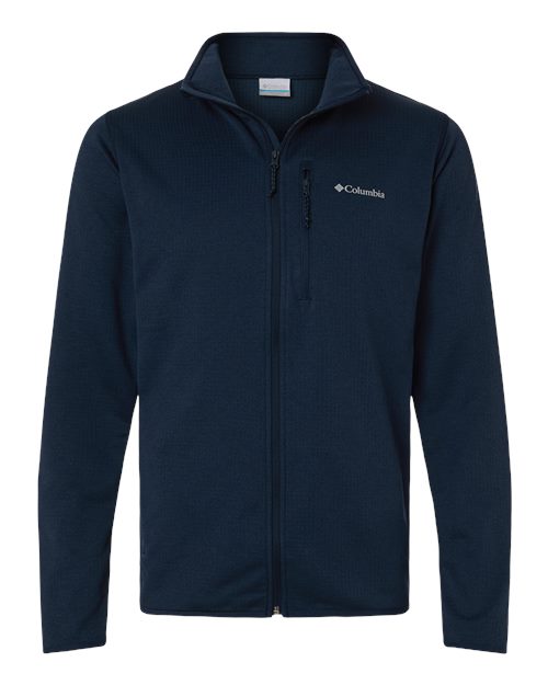 Men's Essential Hike™ Grid Fleece Full-Zip - Collegiate Navy