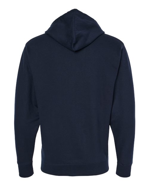 Unisex Midweight Full-Zip Hooded Sweatshirt - Classic Navy