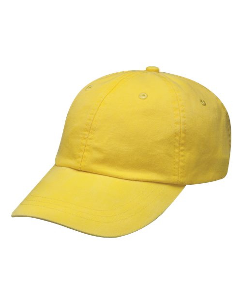 Optimum Pigment-Dyed Dad Hat - Lemon