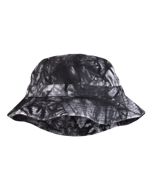 Vacationer Bucket Hat - Black Tie Dye