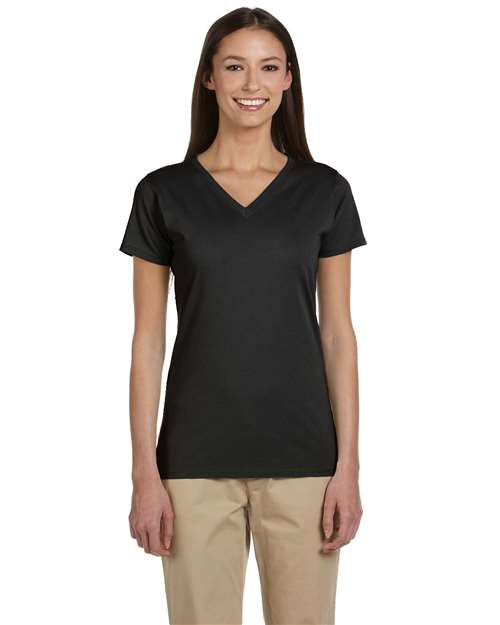 Women's Classic V-Neck T-Shirt - Black