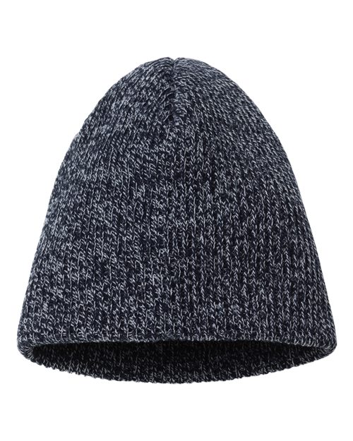 Whirlibird™ Watch Cap Beanie - Dark Nocturnal/ White Marled