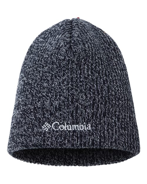 Whirlibird™ Watch Cap Beanie - Dark Nocturnal/ White Marled