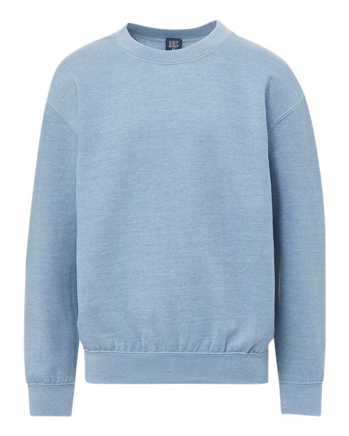 Youth Buddy Crewneck Sweatshirt - Light Denim Heather