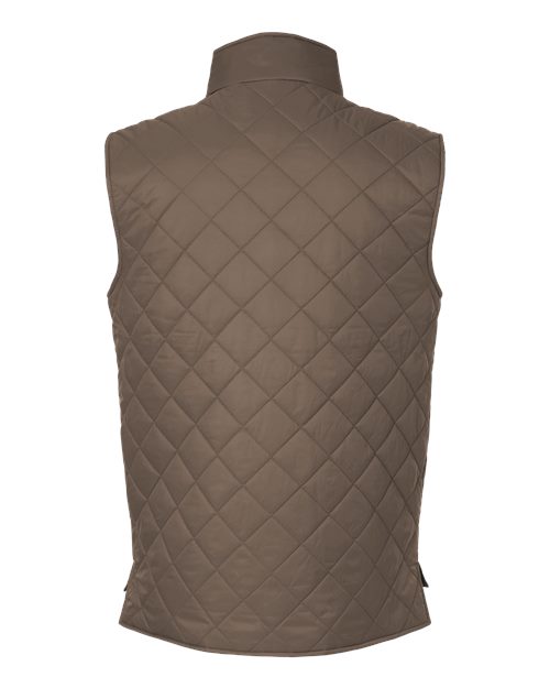 Men's Vintage Diamond Quilted Vest - Driftwood