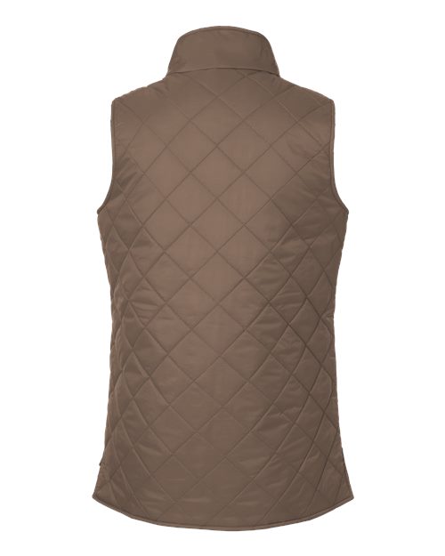 Women's Vintage Diamond Quilted Vest - Driftwood