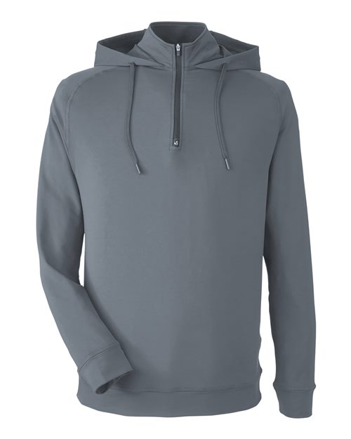 Unisex Vandyke Quarter-Zip Hooded Pullover - Graphite