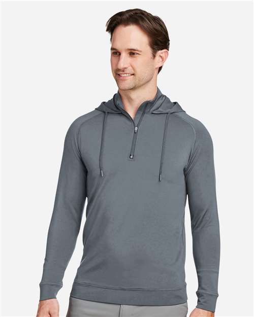 Unisex Vandyke Quarter-Zip Hooded Pullover - Graphite