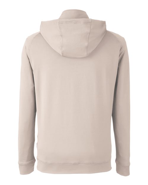 Unisex Vandyke Quarter-Zip Hooded Pullover - Tan