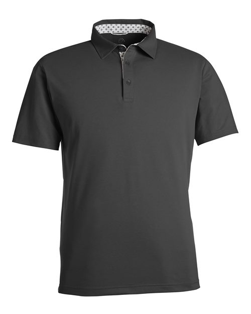 Men's James H Polo - Black Heather