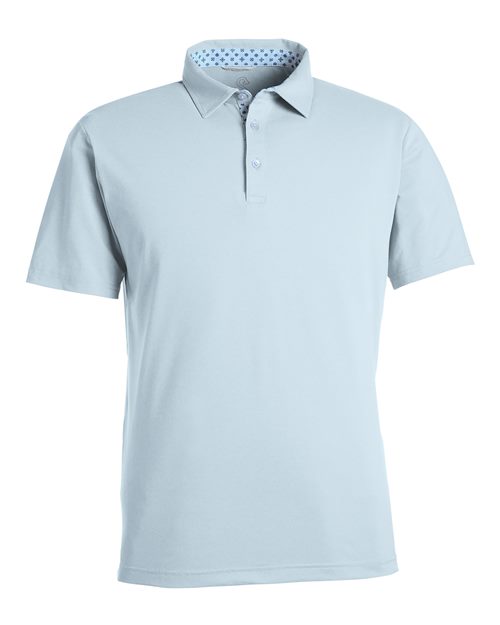 Men's James H Polo - Sky Heather