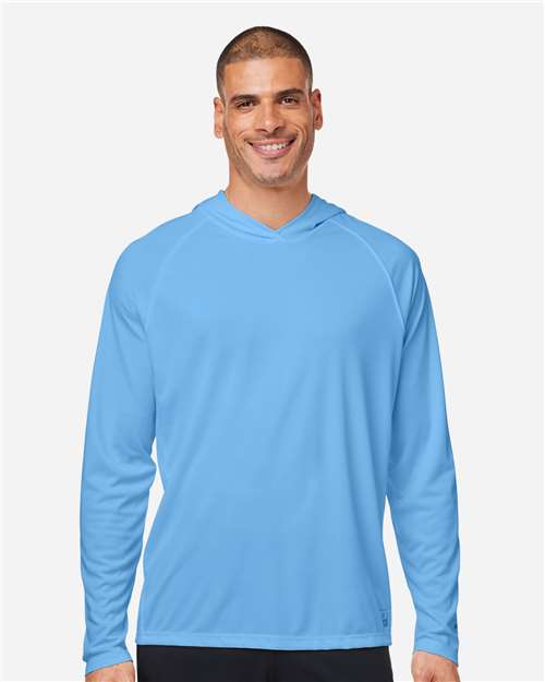 Men's LoPro Pursuit Long Sleeve Hooded T-Shirt - Marolina Blue