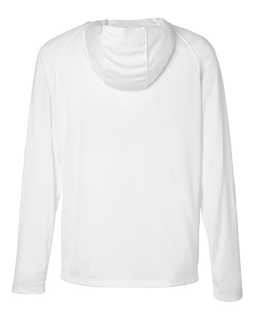 Men's LoPro Pursuit Long Sleeve Hooded T-Shirt - White