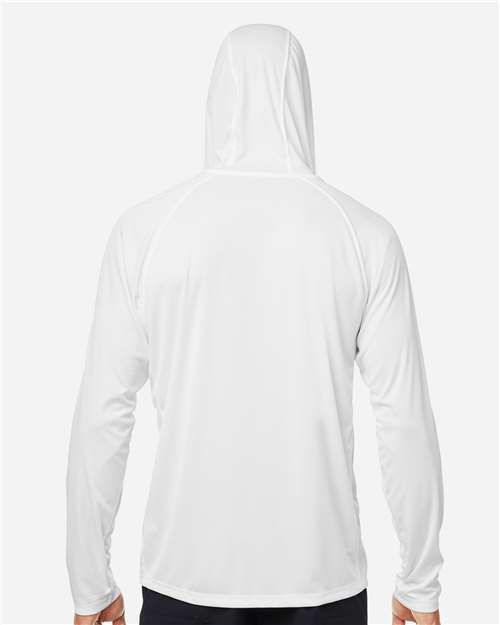 Men's LoPro Pursuit Long Sleeve Hooded T-Shirt - White