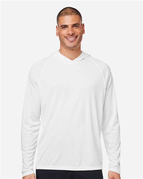 Men's LoPro Pursuit Long Sleeve Hooded T-Shirt - White