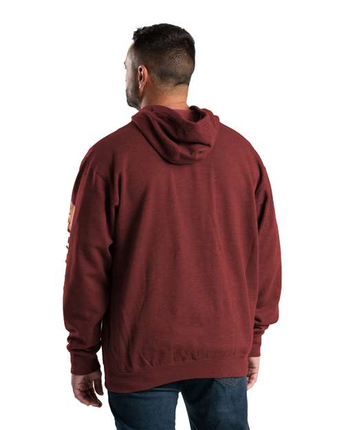 Men's Signature Sleeve Hooded Sweatshirt - Brick