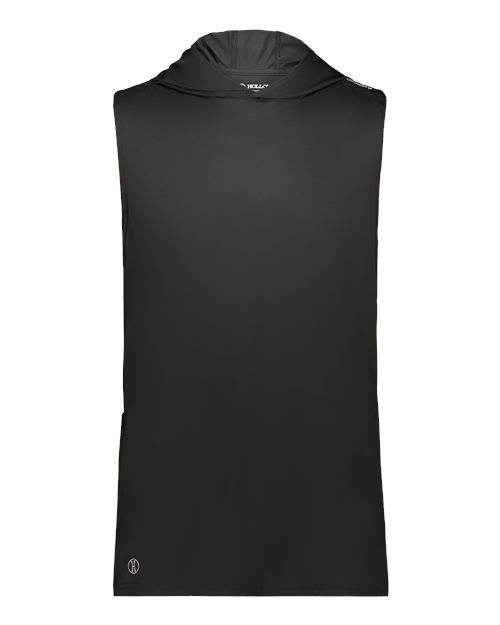 Unisex CoolCore® Sleeveless Hooded T-Shirt - Black