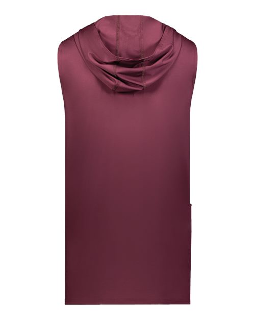 Unisex CoolCore® Sleeveless Hooded T-Shirt - Maroon