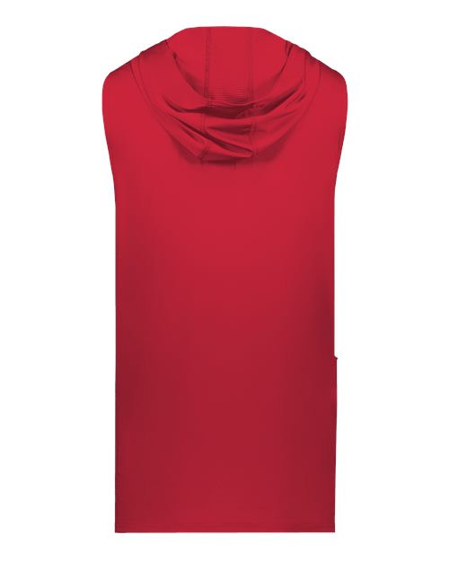 Unisex CoolCore® Sleeveless Hooded T-Shirt - Scarlet