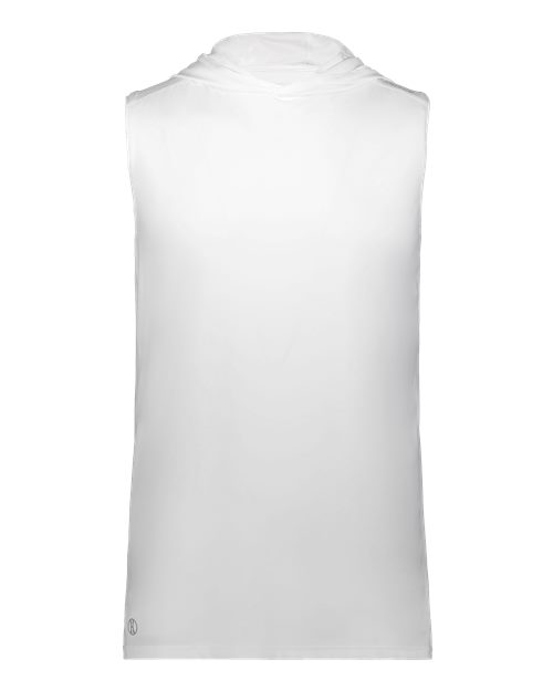 Unisex CoolCore® Sleeveless Hooded T-Shirt - White
