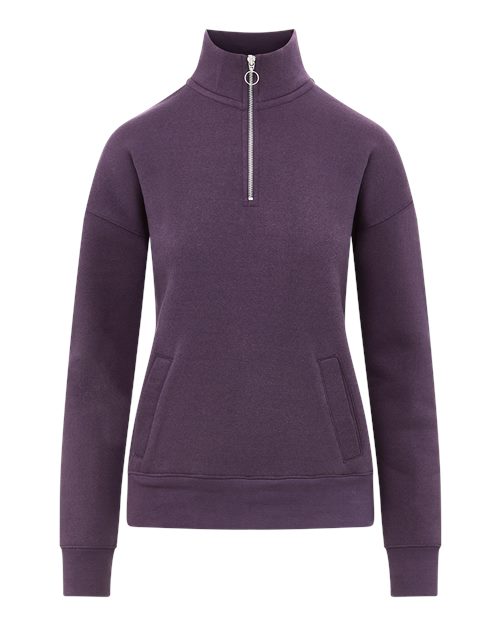 Women's Cloud Fleece Quarter-Zip Sweatshirt - Eggplant