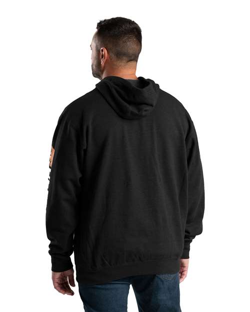 Men's Tall Signature Sleeve Hooded Sweatshirt - Black