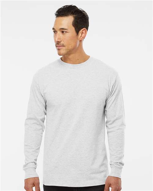 Unisex Gold Soft Touch Long Sleeve T-Shirt - Ash