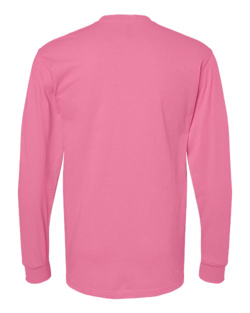 Unisex Gold Soft Touch Long Sleeve T-Shirt - Azalea