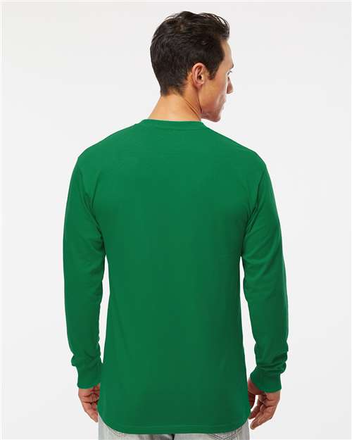 Unisex Gold Soft Touch Long Sleeve T-Shirt - Fine Kelly Green
