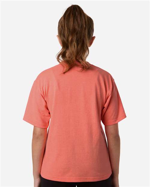 Youth Gold Soft Touch T-Shirt - Heather Coral