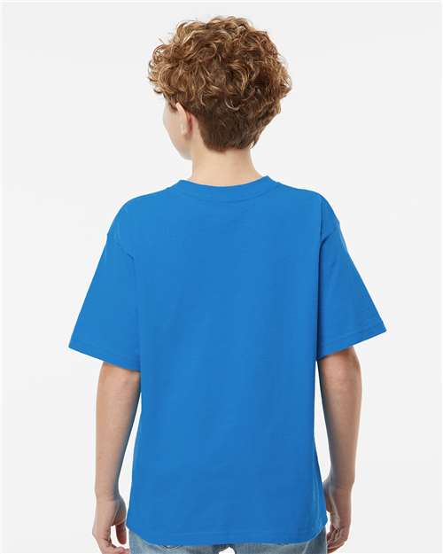 Youth Gold Soft Touch T-Shirt - Ocean Blue