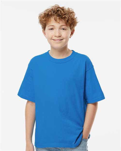 Youth Gold Soft Touch T-Shirt - Ocean Blue