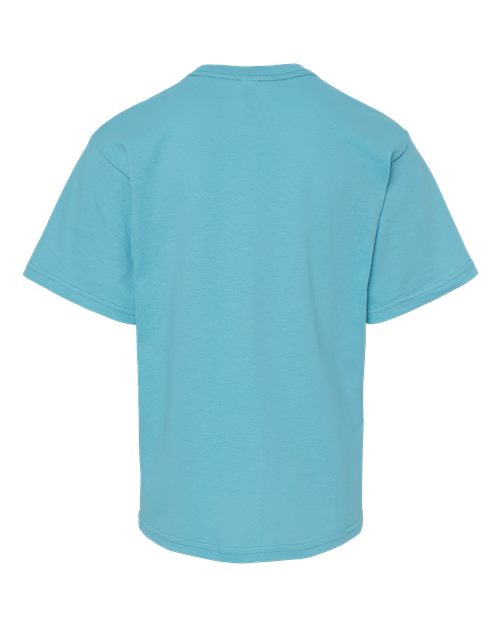 Youth Gold Soft Touch T-Shirt - Diving Blue