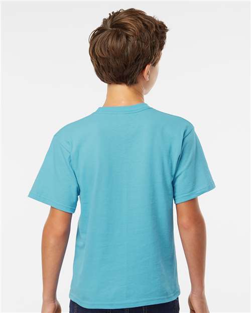 Youth Gold Soft Touch T-Shirt - Diving Blue