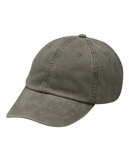 Optimum Pigment-Dyed Dad Hat - Olive