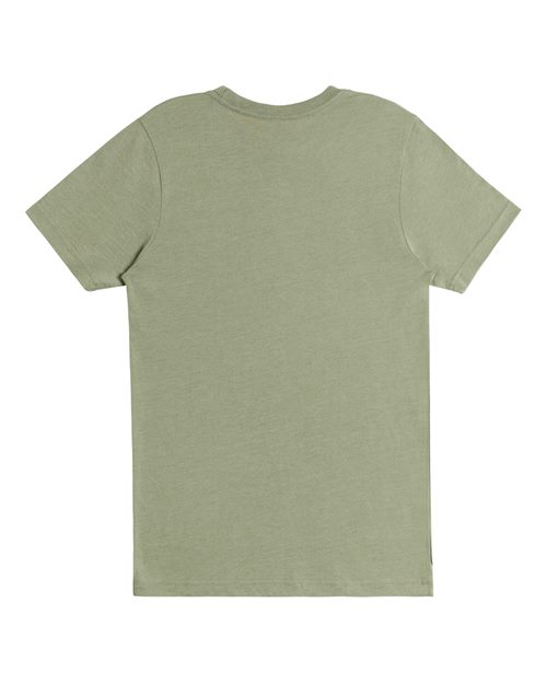 Deluxe CVC T-Shirt - Olive Heather