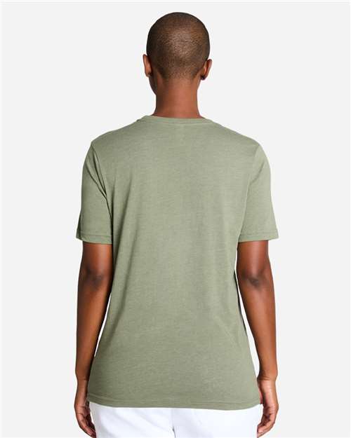 Deluxe CVC T-Shirt - Olive Heather