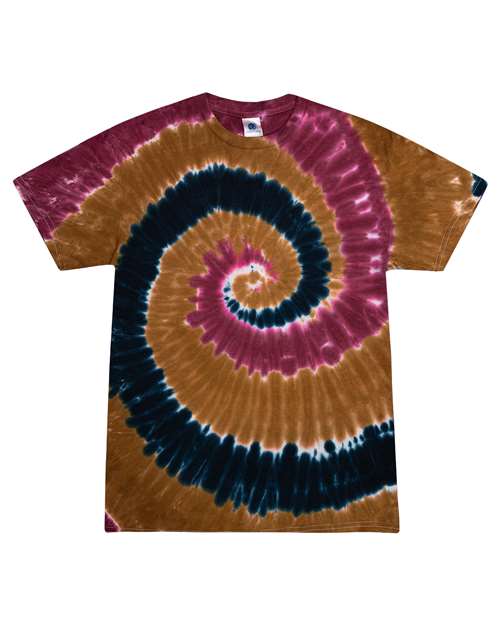 Unisex Multi-Color Tie-Dyed T-Shirt - Willow