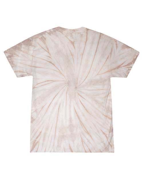 Unisex Multi-Color Tie-Dyed T-Shirt - Spider Taupe