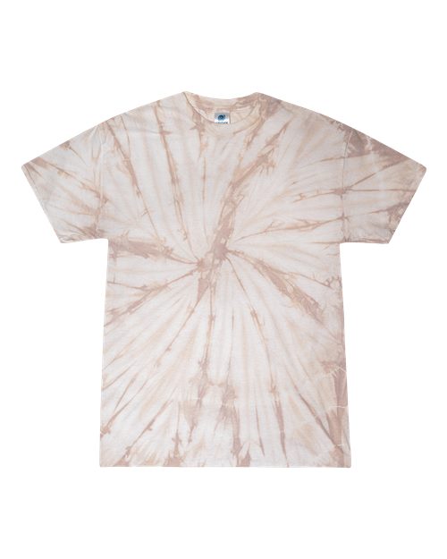 Youth Multi-Color Tie-Dyed T-Shirt - Spider Taupe