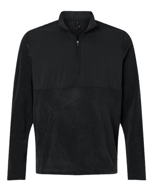 Men's Ultimate365 Cozy Quarter-Zip Pullover - Black