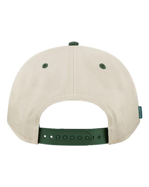 Heritage Twill Cap - Stone/ Dark Green