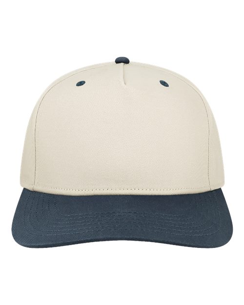 Heritage Twill Cap - Stone/ Navy