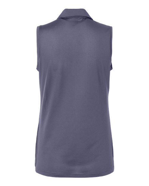 Women's Ottoman Sleeveless Polo - Preloved Violet