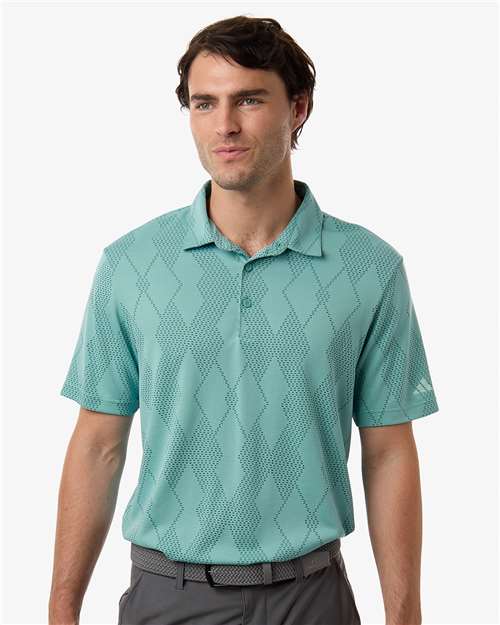 Men's Ultimate365 Textured Polo - Mint Tone